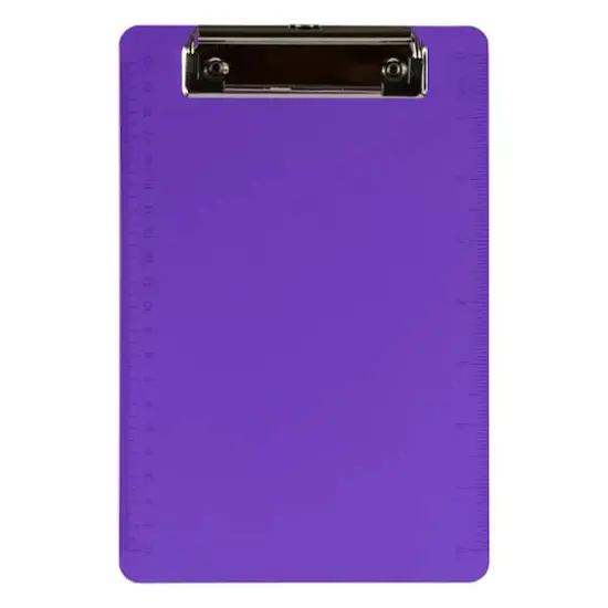 JAM Paper Mini Plastic Memo Clipboard Purple {1}