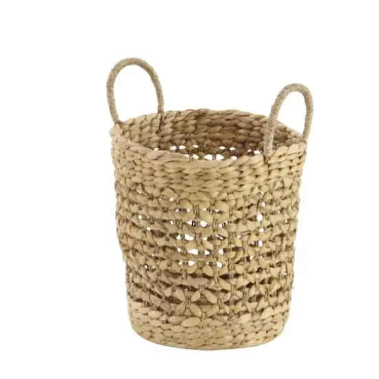 Brown Seagrass Natural Storage Basket Set {5}