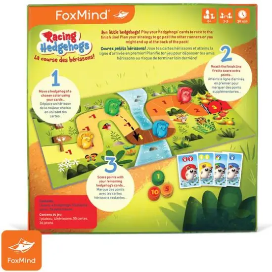 FoxMind Games Racing Hedgehogs Board Game {6}