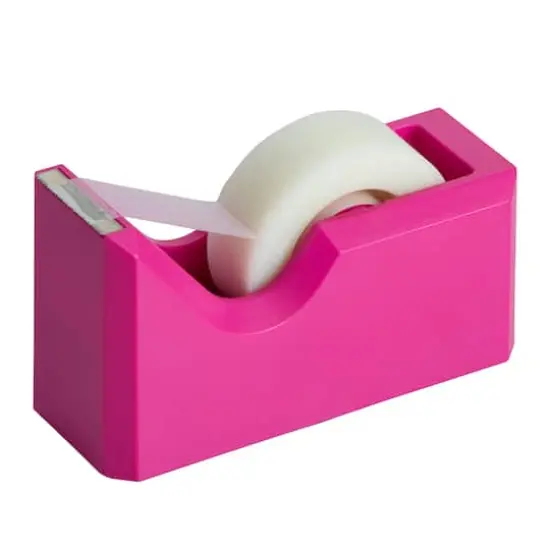 JAM Paper Colorful Desk Tape Dispensers Pink {1}