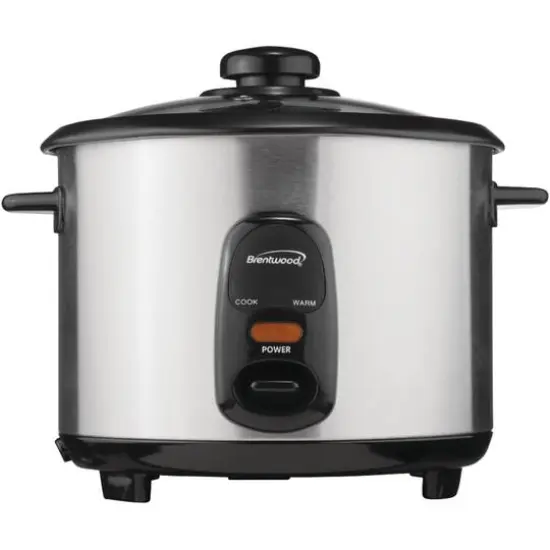 Brentwood 10-Cup Stainless Steel Rice Cooker {1}