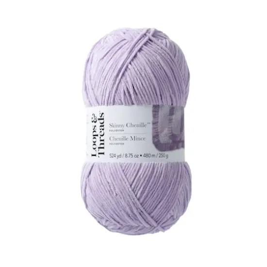 Skinny Chenille&trade; Yarn by Loops & Threads&reg; Hummingbird {1}