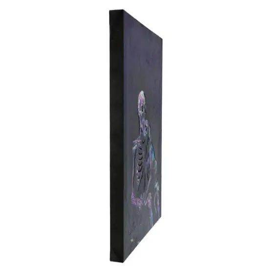 12" x 17" Skeleton with Dog Canvas Wall Art by Ashland&reg; {4}