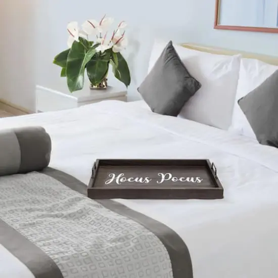 Elegant Designs&trade; 15.5" Hocus Pocus Serving Tray with Handles {4}