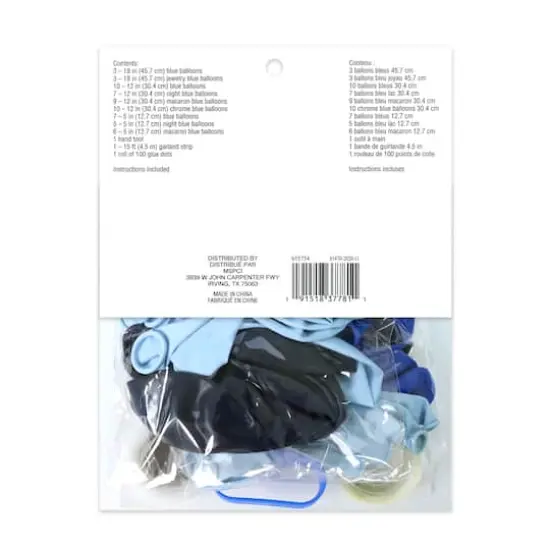 10ft. Blue Balloon Garland by Celebrate It&trade; {5}