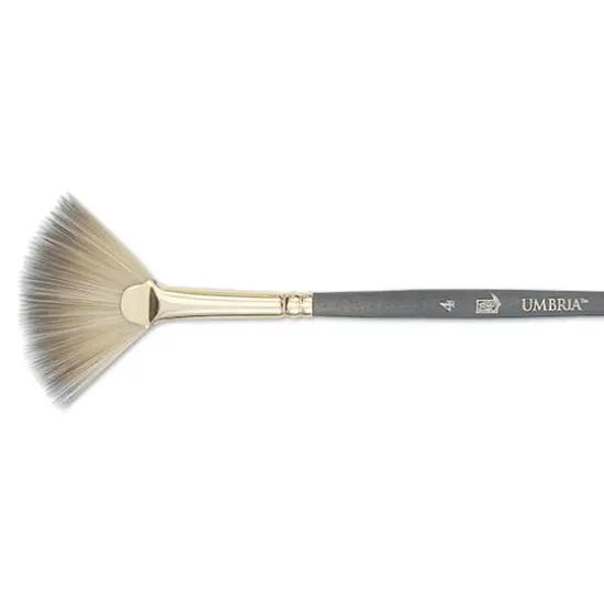 Princeton&trade; Umbria&trade; Synthetic Blend Short Handle Fan Brush {3}
