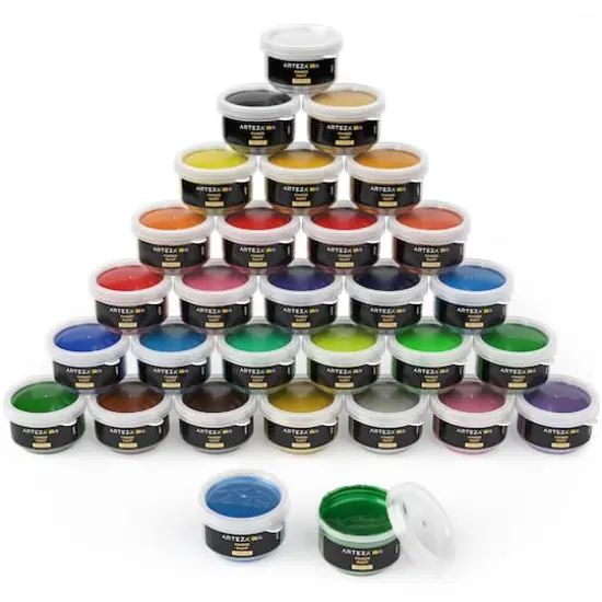 Arteza&reg; Kids 30 Color Finger Paint Set {7}