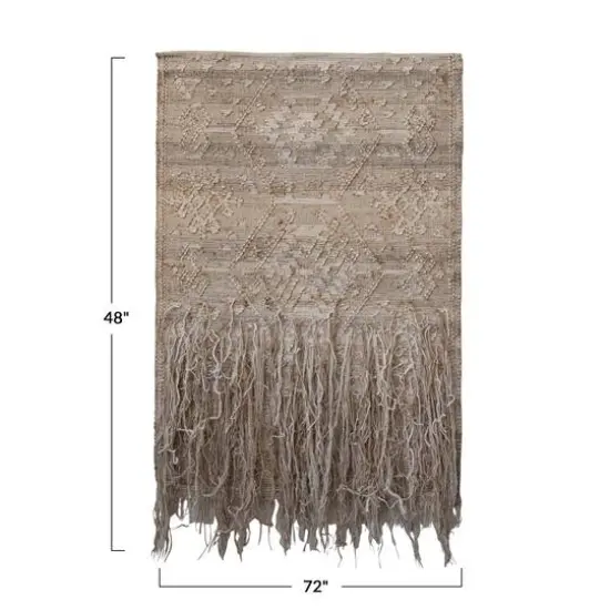Hello Honey&reg; Bohemian Embroidered Jute Wall Hanging {4}