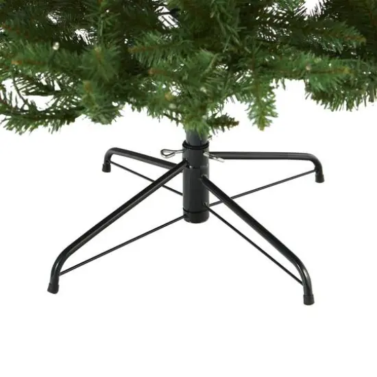 7.5ft. Pre-Lit Green Valley Fir Artificial Christmas Tree with Clear LED Lights {6}