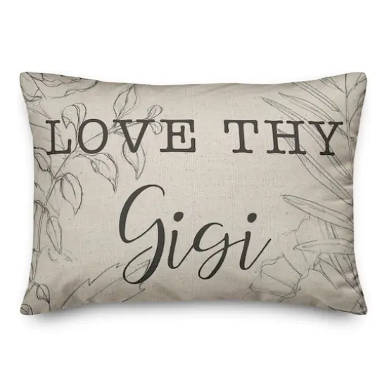 Love Thy Gigi Throw Pillow {1}