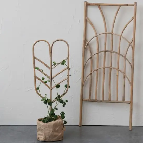 Hello Honey&reg; 27.5" Natural Handmade Rattan Trellis {6}