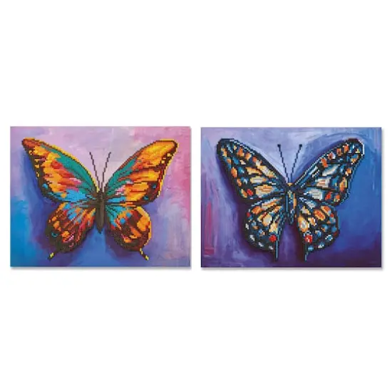 Butterfly Duo Diamond Art Kit by Make Market&reg; {1}