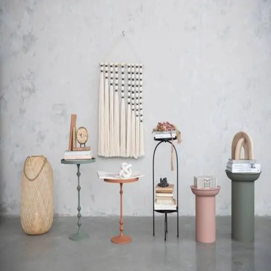 Hello Honey&reg; 23.5" Natural Hand-Woven Bamboo Lantern with Jute Handle & Glass Insert {5}