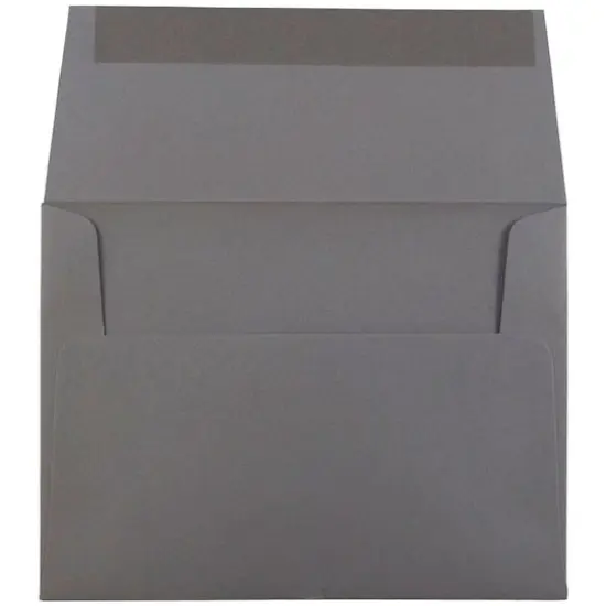 JAM Paper 4.375" x 5.75" Premium Invitation Envelopes, 50ct. Dark Gray {4}