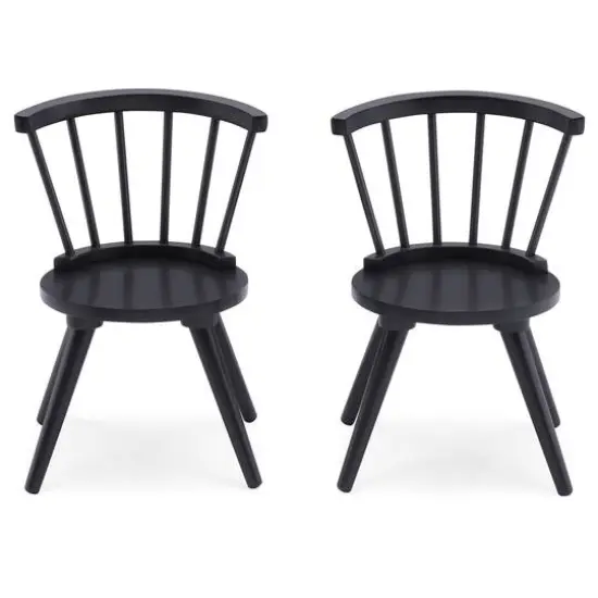 Delta Children Windsor Table & 2 Chairs Set Midnight Gray {5}