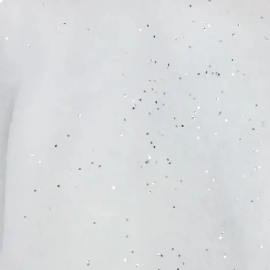 7ft. White Glittered Artificial Christmas Craft Icicle Snow Fringe {3}