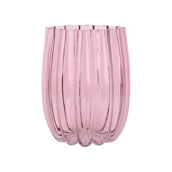 8" Pink Glass Tabletop Vase by Ashland&reg; {1}