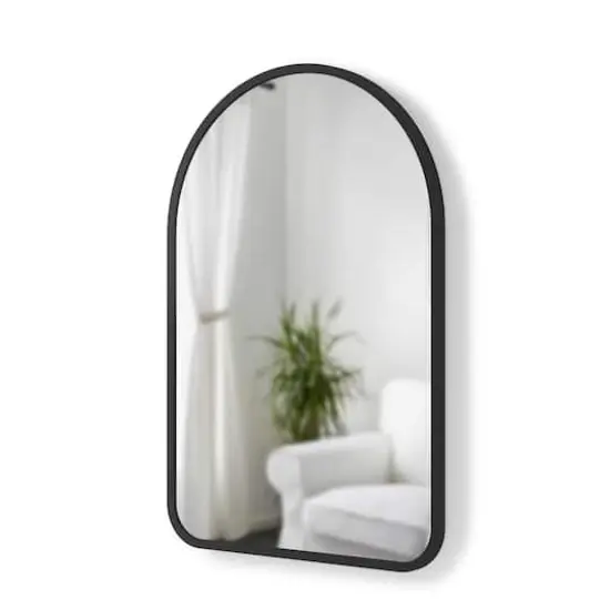 Umbra 36" Black Hubba Arched Mirror  {1}