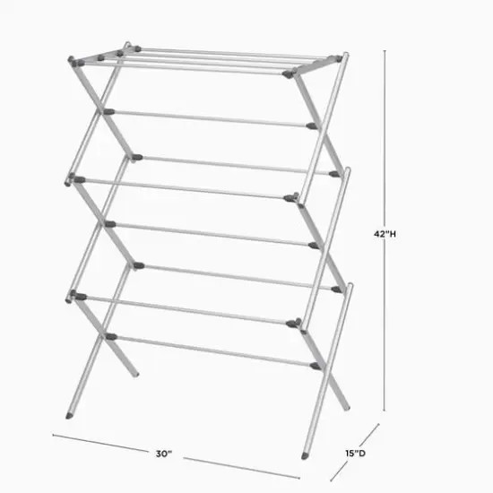 Woolite&reg; Aluminum Drying Rack {8}