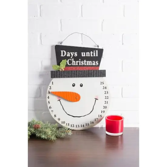 DII&reg; Snowman Days Til Christmas Hanging Sign {4}