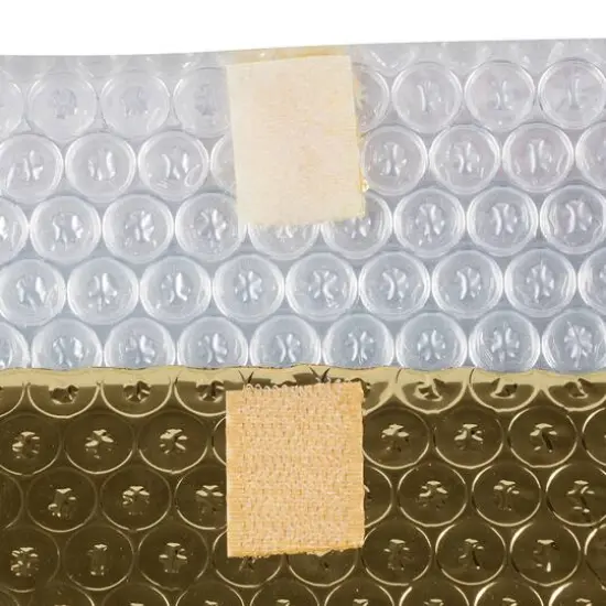 JAM Paper 6" x 6.5" Bubble Padded Mailer with Self Adhesive Closure, 12ct. Gold Metallic {5}