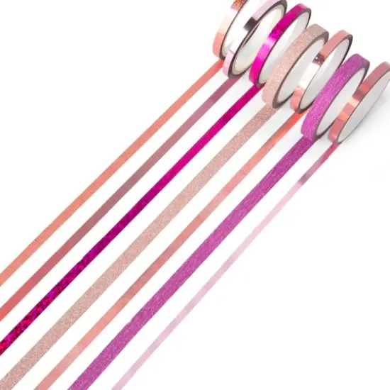 Pink Foil & Glitter Crafting Tape Set by Recollections&trade; {5}