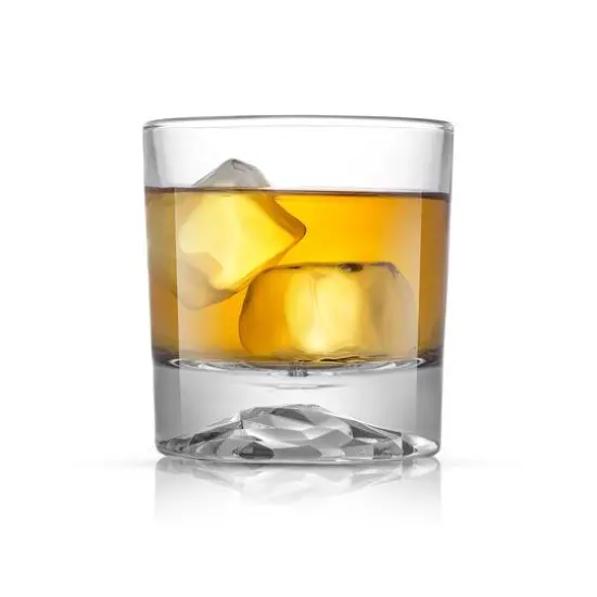 JoyJolt&reg; 10oz. Radiant Crystal Mountain Double Old Fashioned Tumblers, 4ct.  {4}