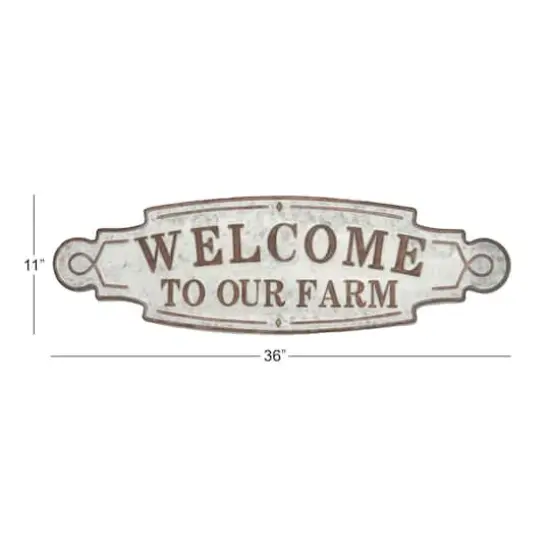 Brown Metal Farmhouse Sign Wall D&eacute;cor {6}