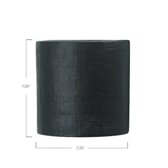 Hello Honey&reg; 7" Stoneware Planter Black {9}