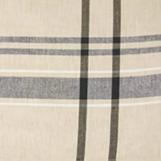 DII&reg; French Stripe Cloth Dinner Napkins, 6ct. Black/Cream {5}