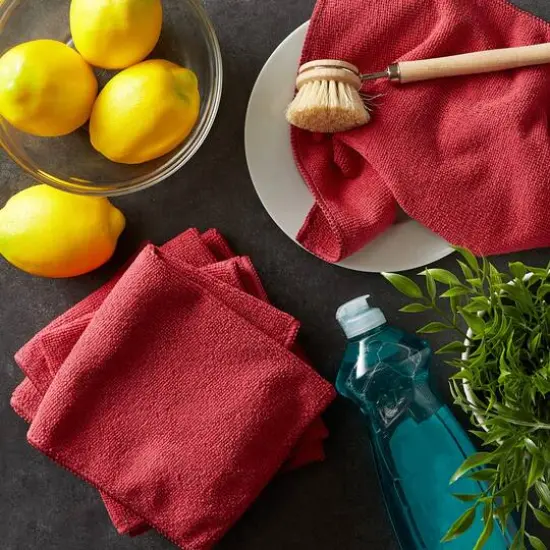 DII&reg; Wine Essential Microfiber Dishcloth, 6ct. {6}