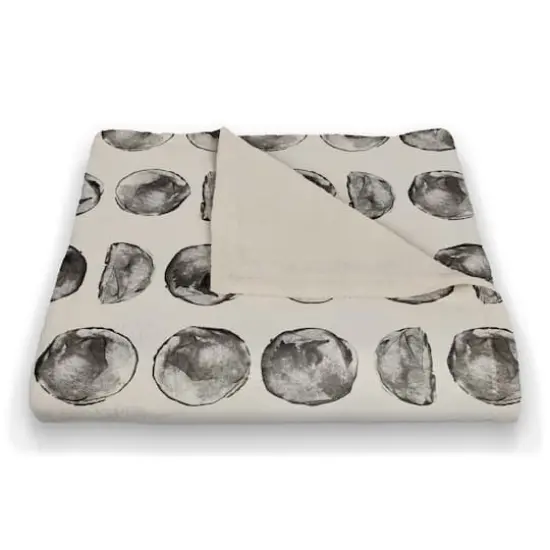 Moon Phases Pattern 50" x 60" Coral Fleece Blanket {3}