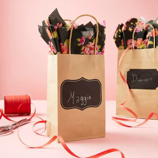 8.5" Black Label Paper Bag Value Pack by Celebrate It&trade; {3}