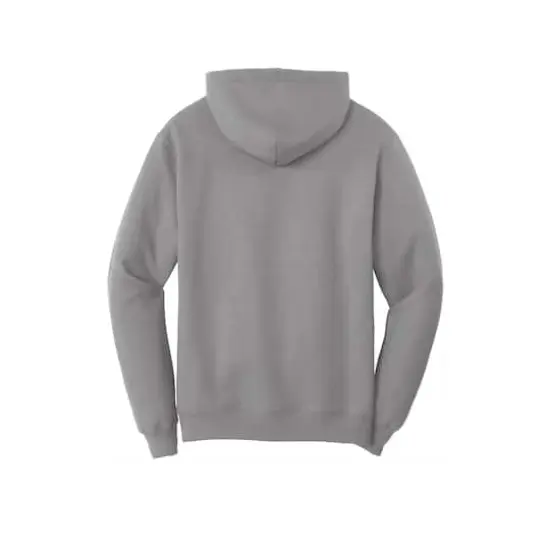 Port & Company&reg; Neutrals Core Fleece Pullover Hooded Sweatshirt Medium Grey {5}