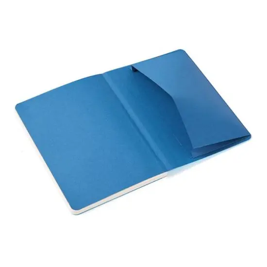 Fabriano® EcoQua Plus A5 Lined Fabric-Bound Notebook Turquoise {6}
