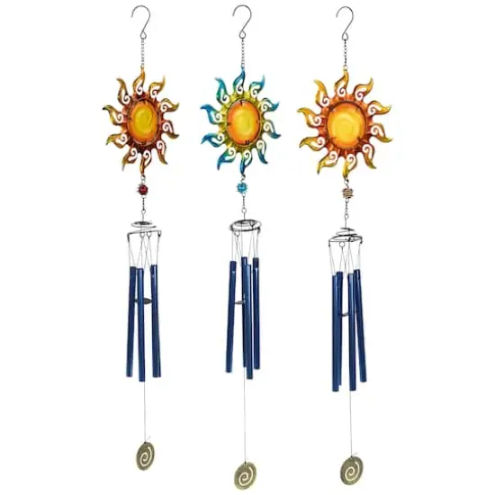 2.5ft. Shining Suns Outdoor Garden Windchimes, 3ct. {4}
