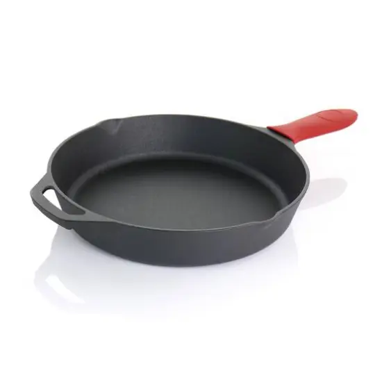 MegaChef 6 Piece Pre-Seasoned Cast Iron Skillet Set {5}