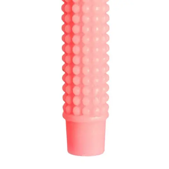 Hello Honey&reg; 10" Pink Unscented Hobnail Taper Candles, 2ct. {6}