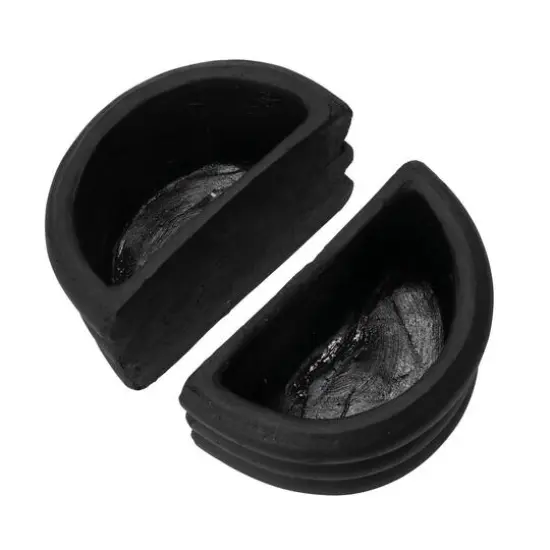 Hello Honey&reg; Terracotta Half Circle Vase Bookends, 2ct. Black {6}