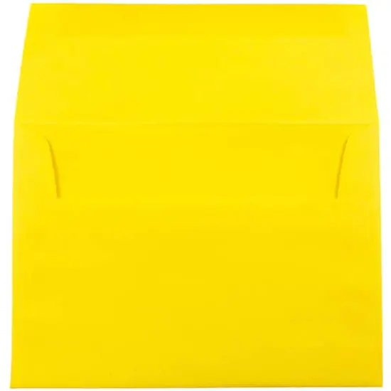 JAM Paper A7 Colored Invitation Envelopes, 50ct. Yellow {4}