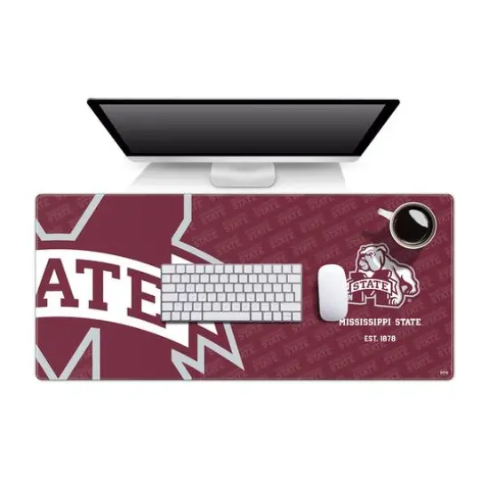 College Football Logo Series Desk Pad Mississippi State Bulldogs {1}