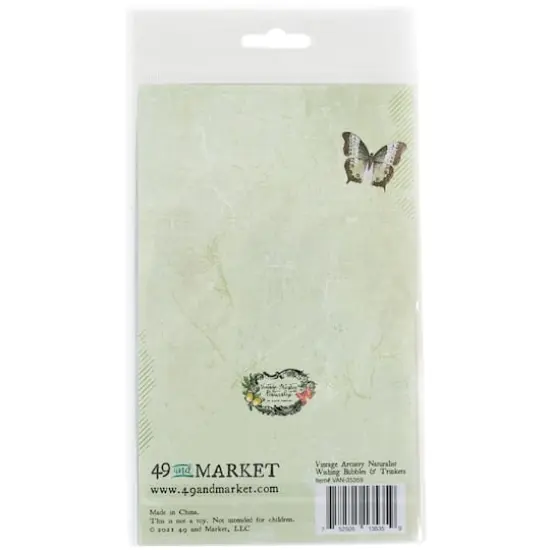 49 and Market Vintage Artistry Naturalist Wishing Bubbles & Trinkets Stickers {5}