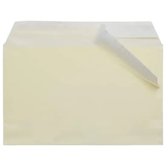 JAM Paper 5.43" X 8.62" Self Adhesive Closure Cello Sleeves, 100ct. Yellow {4}