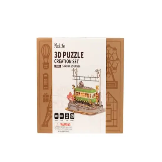 Rolife® Sakura Journey 3D Puzzle Creation Set {9}