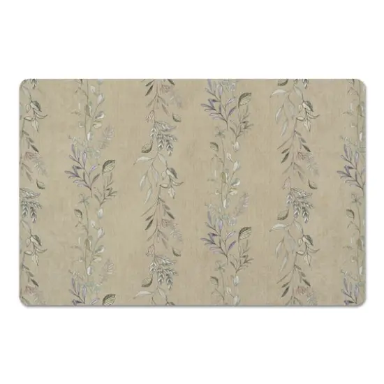 Vines Floor Mat Tan {1}