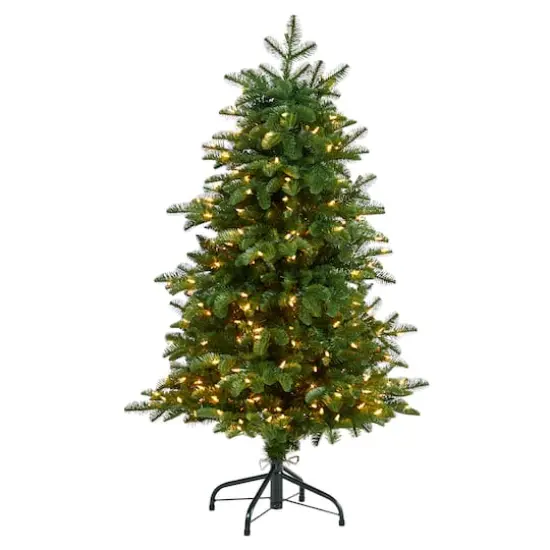 4ft. Pre-Lit South Carolina Fir Artificial Christmas Tree, Clear Lights {1}