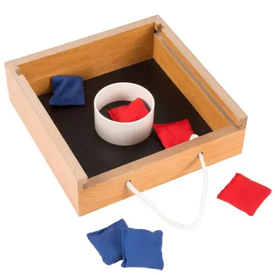 Toy Time Tabletop Magnetic Dart & Beanbag Toss Set {5}