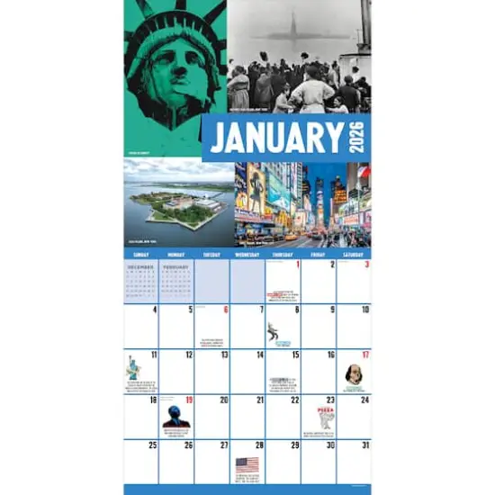 2026 HBD USA-250 Years! Wall Calendar {3}