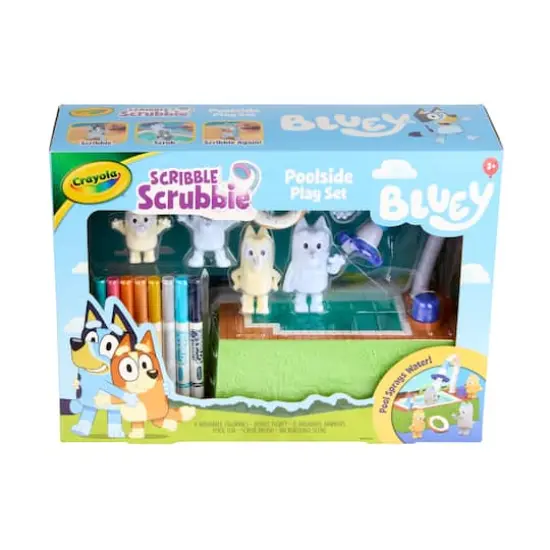 Crayola&reg; Scribble Scrubbie&reg; Bluey Poolside Playset, 4ct. {1}