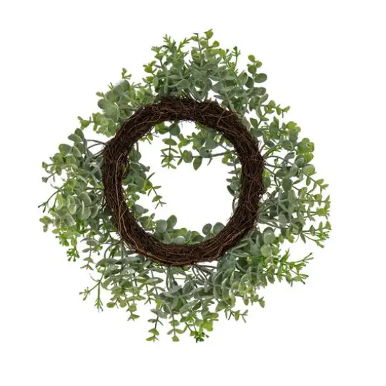 14" Spring Eucalyptus Table Wreath {5}